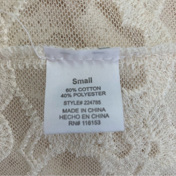 Poof New York Embroidered Mesh Flyaway Kimono - Picture 7 of 7